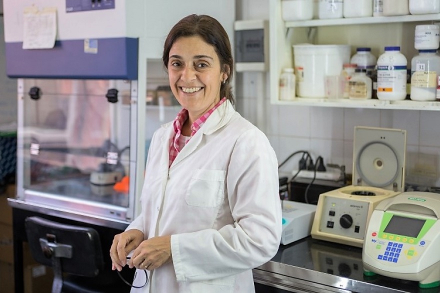 Dra. Karina Trono, directora del Instituto de Virología del INTA y líder del equipo de trabajo