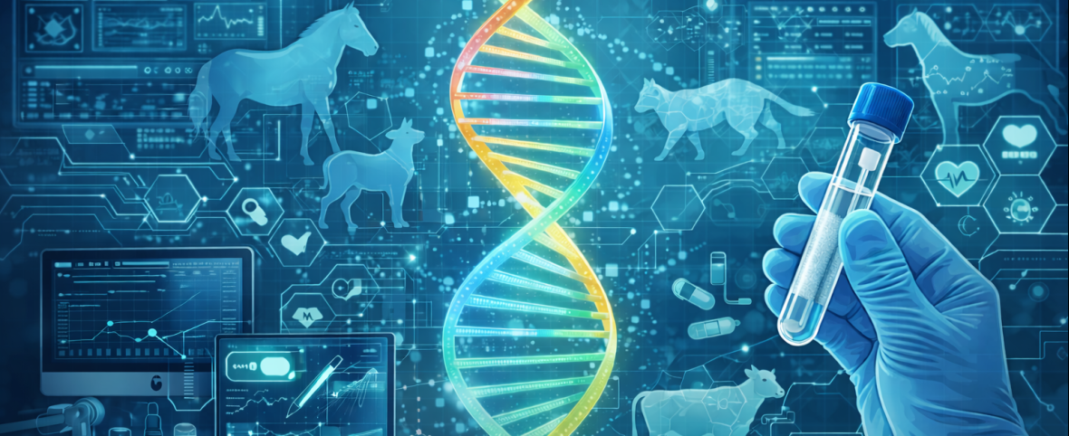Cómo la medicina genómica animal redefinirá el diagnóstico veterinario