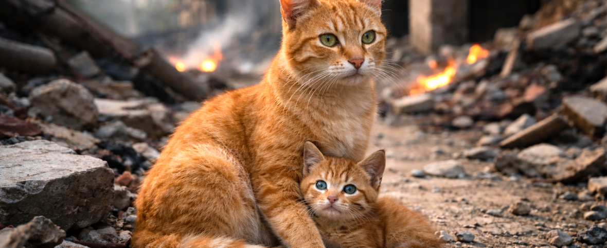 El impacto de la guerra en los animales