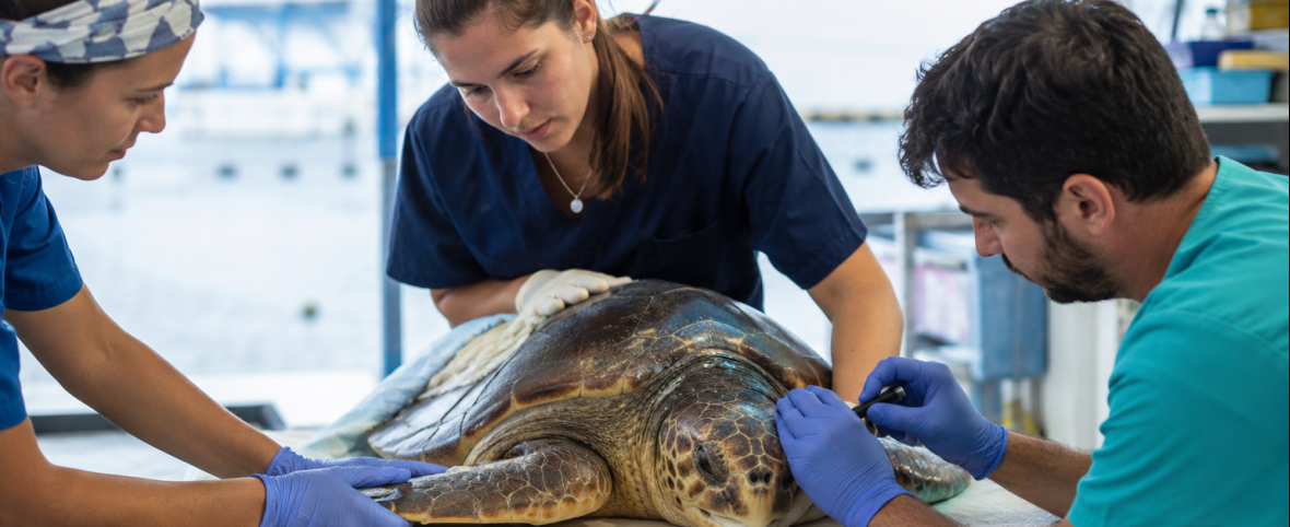 El papel clave de la medicina veterinaria en la protección marina