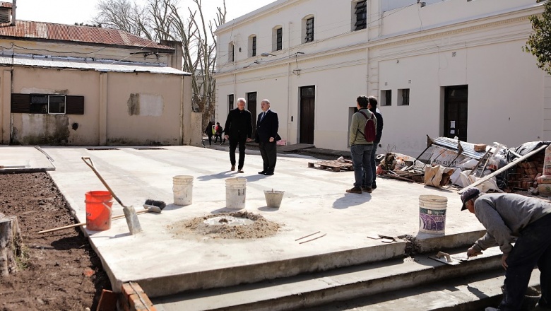 Avanzan las obras en la Facultad de Ciencias Veterinarias de la Universidad Nacional de La Plata
