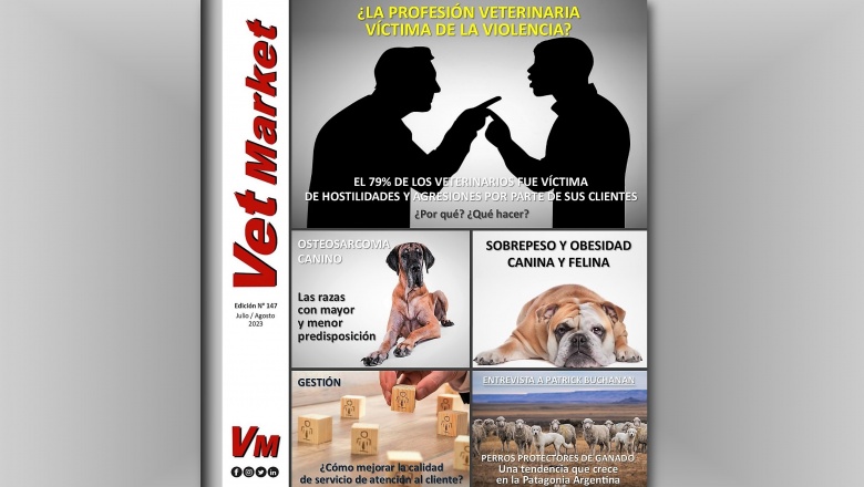 Violencia en la veterinaria, Osteosarcoma canino, Perros protectores de ganado, Gestión veterinaria y Obesidad canina y felina