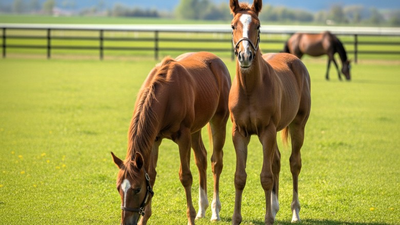 Analizaron el impacto de las primeras etapas de vida de los caballos purasangre