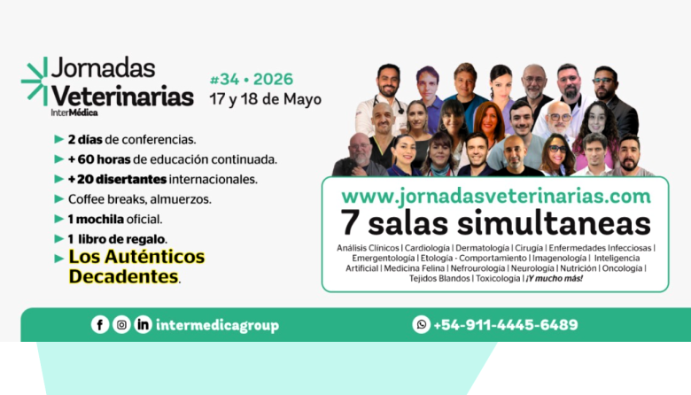 34° Jornadas Veterinarias InterMédica - 17 y 18 de mayo 2026