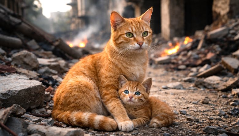 El impacto de la guerra en los animales