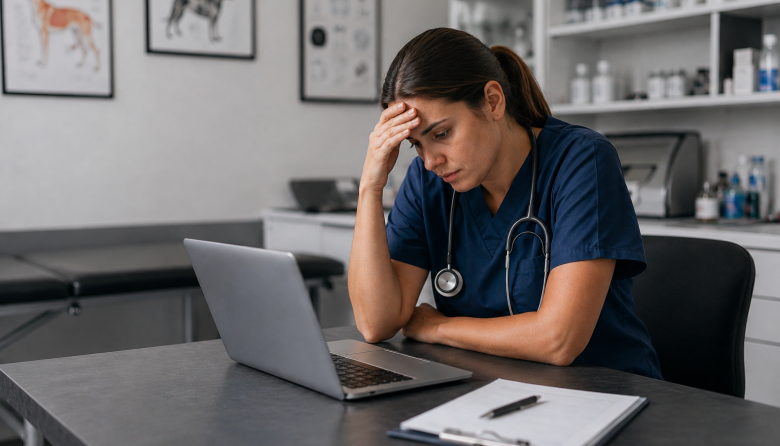 Cuando la clínica funciona… pero el veterinario no