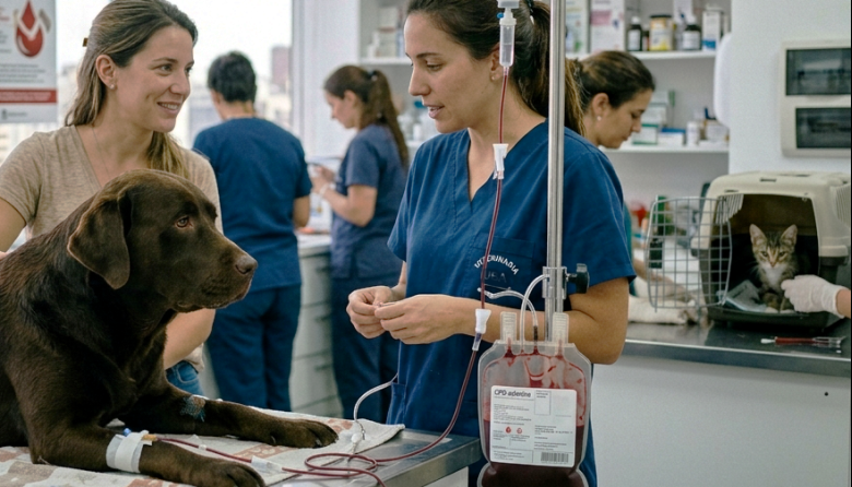CABA crea un registro oficial de donantes de sangre para perros y gatos