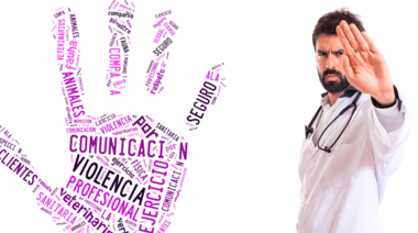 Alto a la violencia física y verbal del cliente en contra de los Veterinarios