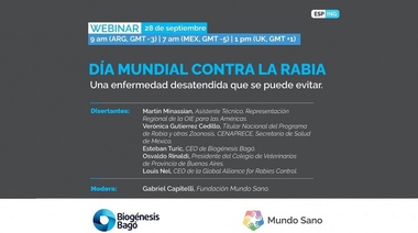 “Día Mundial de la Rabia: una enfermedad desatendida que se puede evitar”