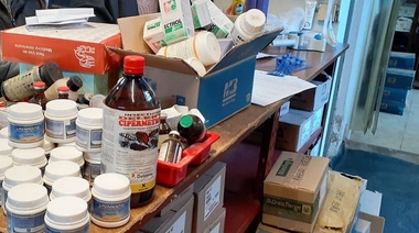 Decomisaron productos veterinarios no autorizados y vencidos
