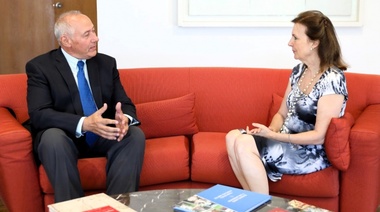 El candidato argentino para dirigir la OMSA fue recibido por la Canciller Diana Mondino