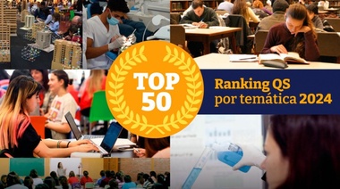 La UBA sube posiciones en el Ranking QS Temático 2024 y afianza su posicionamiento en el top 50 mundial