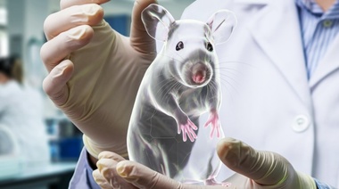 Científicos logran hacer transparente la piel de un ratón