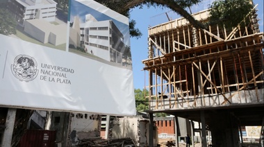 Avanzan las obras del aulario de la Facultad de Ciencias Veterinarias de la UNLP