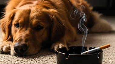El humo del tabaco: una amenaza para la salud de los animales de compañía