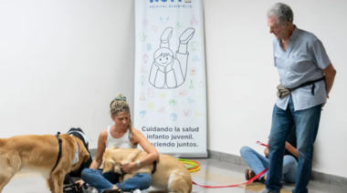 El Hospital Pediátrico Dr. H. Notti incorporó un Programa de Intervención Asistida con Animales