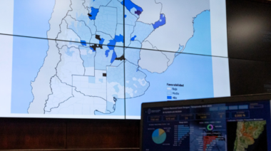 El Ministerio de Salud de la Nación desarrolló el Mapa de Favorabilidad de Dengue