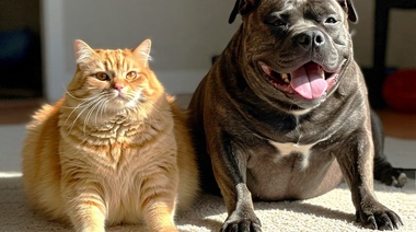 Casi la mitad de los tutores subestiman los riesgos asociados al sobrepeso de sus perros y gatos