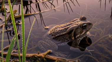 Monitorean en el Iberá las poblaciones y distribución de ranas y sapos