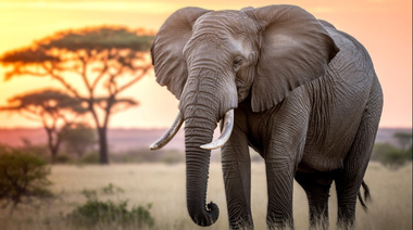 La lucha por la supervivencia del elefante