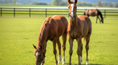 Analizaron el impacto de las primeras etapas de vida de los caballos purasangre