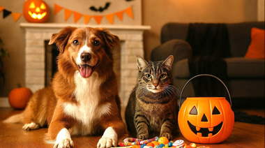 Halloween y los animales de compañía: una combinación que requiere precaución