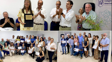 Distrito 1 CVPBA: reconocimientos a sus matriculados