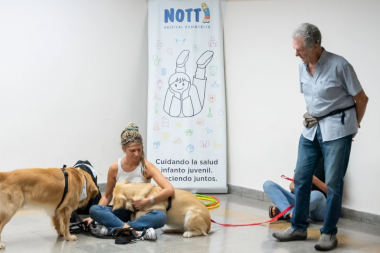El Hospital Pediátrico Dr. H. Notti incorporó un Programa de Intervención Asistida con Animales