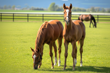 Analizaron el impacto de las primeras etapas de vida de los caballos purasangre
