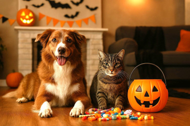 Halloween y los animales de compañía: una combinación que requiere precaución