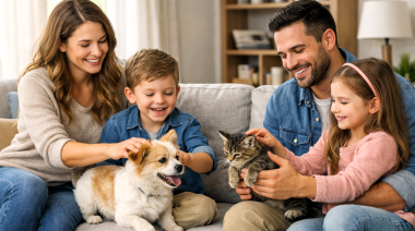 Cómo la convivencia con perros y gatos transforma la dinámica familiar
