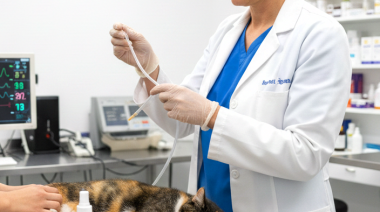 Nuevas pautas sobre la colocación segura de sondas de alimentación en perros y gatos