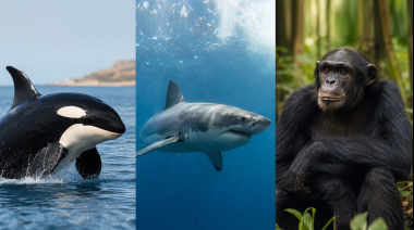 Tres especies animales comparten su día y un mismo desafío: sobrevivir