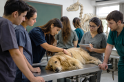 Investigan cómo estudian los futuros veterinarios