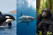 Tres especies animales comparten su día y un mismo desafío: sobrevivir