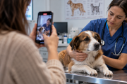 Advertencia sobre filmaciones sin autorización en consultas veterinarias