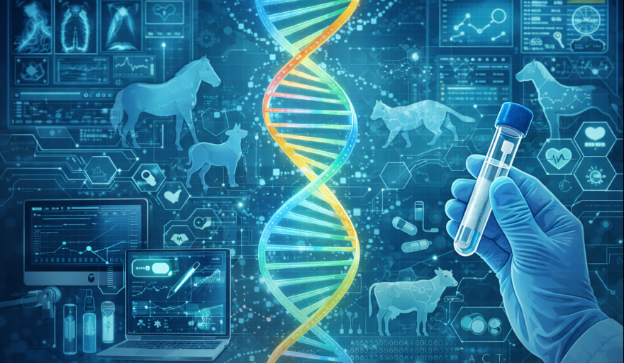 Cómo la medicina genómica animal redefinirá el diagnóstico veterinario