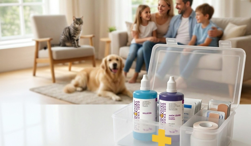 Primeros auxilios en perros y gatos mientras se llega a la consulta veterinaria